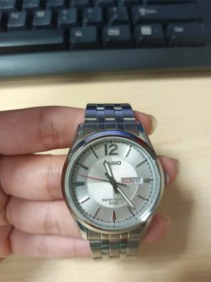 hách hàng review Đồng hồ CASIO Timeless 38 mm Nam MTP-1335D-7AVDF 6