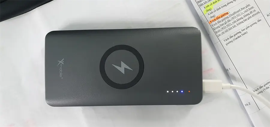 Khách hàng review Pin sạc dự phòng Polymer 10.000mAh không dây Type C PD QC3.0 18W Xmobile P66D 28