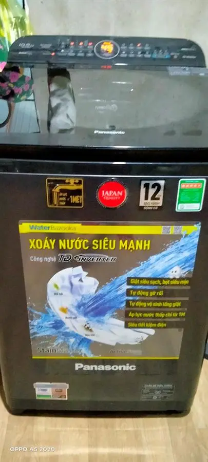Khách hàng review Máy giặt Panasonic Inverter 10.5 Kg NA-FD10AR1BV 22