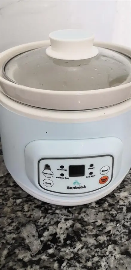 Khách hàng review Nồi nấu chậm Bonbébé 1 lít BB-38 Xanh 2