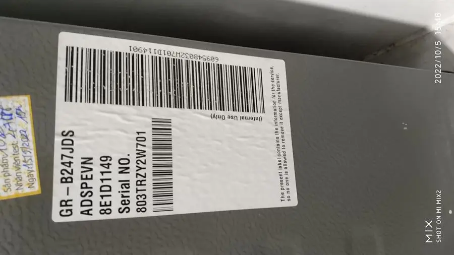 Khách hàng review Tủ lạnh LG Inverter 613 lít GR-B247JDS 20