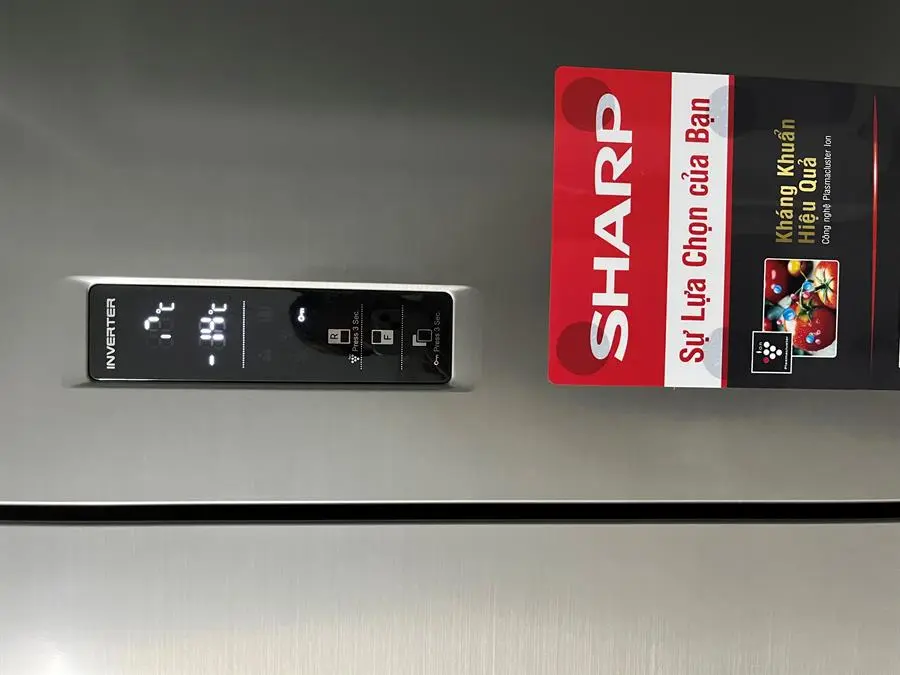 Khách hàng review Tủ lạnh Sharp Inverter 401 lít Multi Door SJ-FXP480V-SL 7