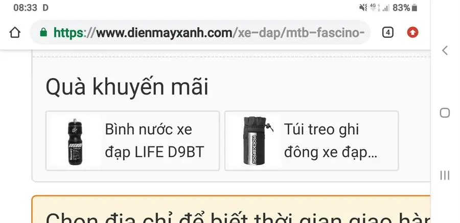 Khách hàng review Xe Đạp Địa Hình MTB Fascino FS-124 24 inch 2