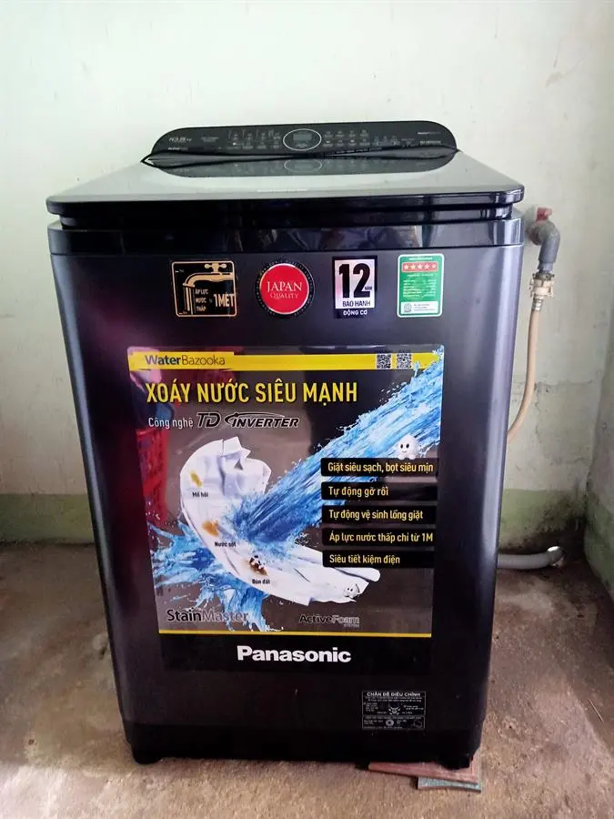 Khách hàng review Máy giặt Panasonic Inverter 10.5 Kg NA-FD10AR1BV 13
