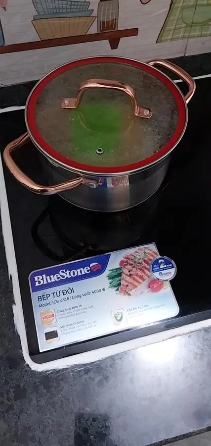 Khách hàng review Bếp từ đôi âm BlueStone ICB-6818 4000W 5