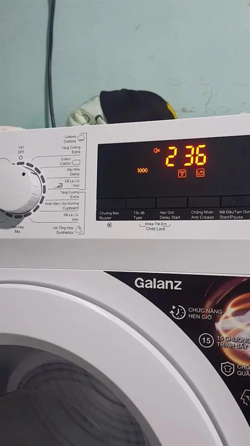 Khách hàng review Máy sấy thông hơi Galanz 8 Kg DV-80T5C(W) 1