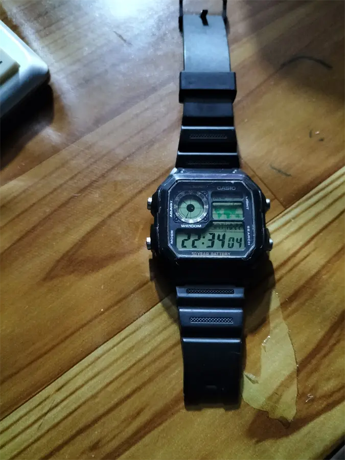 Khách hàng review Đồng hồ CASIO 44.6 mm Nam AE-1200WH-1BVDF 1