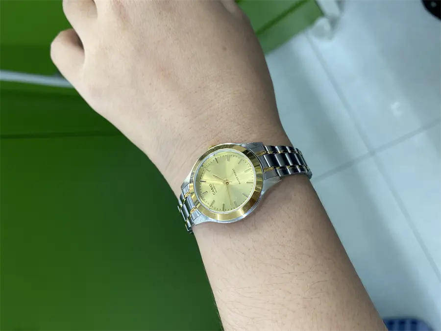 Khách hàng review Đồng hồ CASIO Timeless 27 mm Nữ LTP-1128G-9ARDF 1