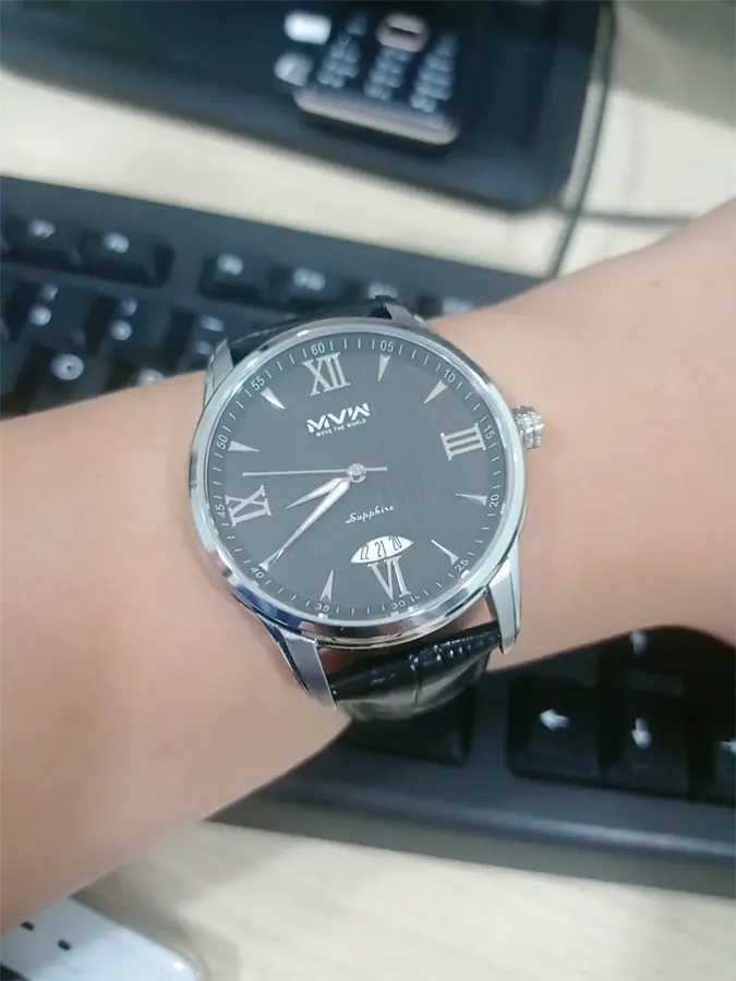 Khách hàng review Đồng hồ MVW 40 mm Nam ML052-01 4