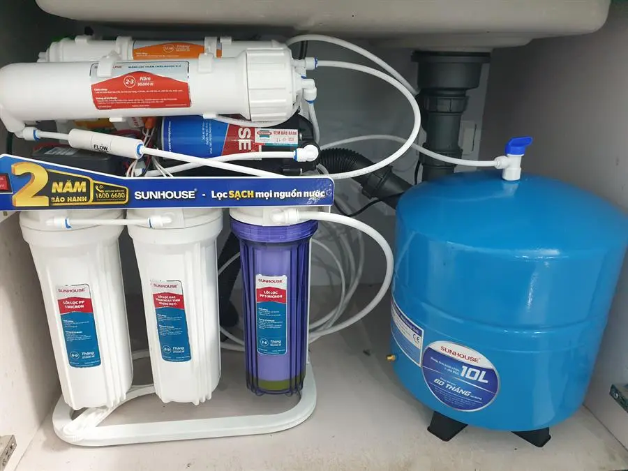 hách hàng review Máy lọc nước RO Sunhouse SHA88117KV 10 lõi 6