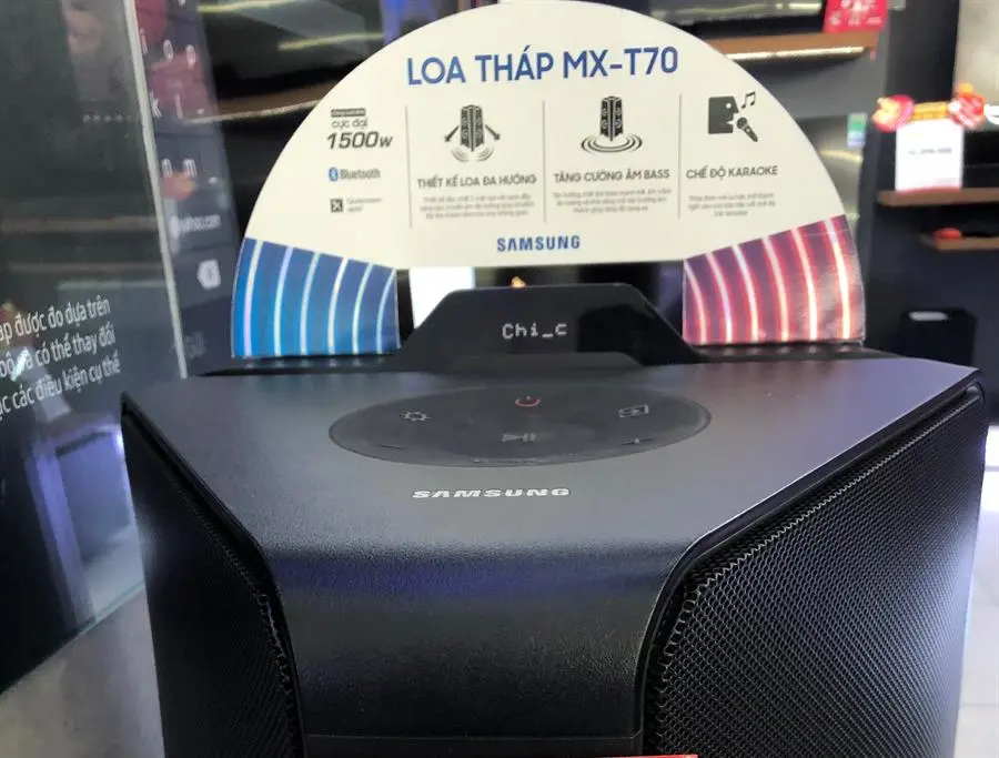 Khách hàng review Loa tháp Samsung MX-T70/XV 1500W 20