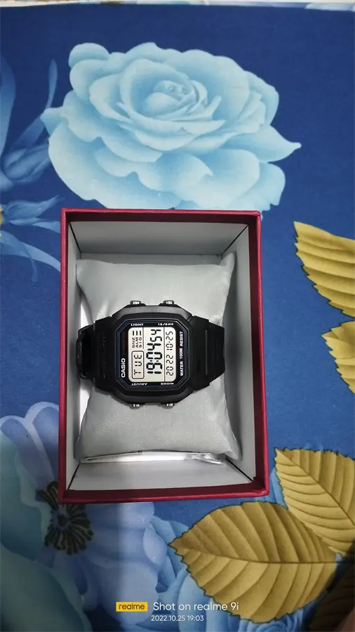 Khách hàng review Đồng hồ CASIO Timeless 36.8 mm Nam W-800H-1AVDF 10