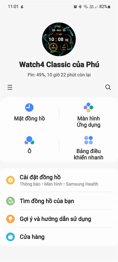 Khách hàng review Đồng hồ thông minh Samsung Galaxy Watch4 Classic 42mm 9
