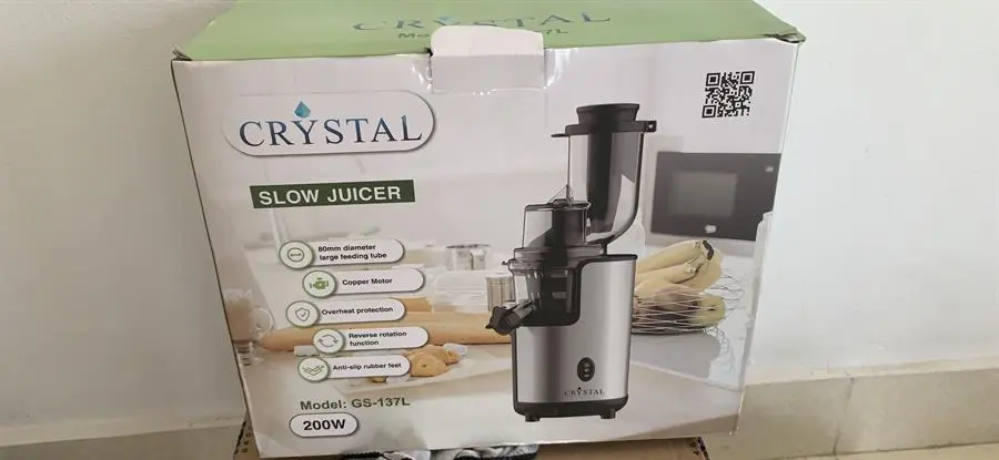 Khách hàng review Máy ép chậm Crystal GS-137L 11
