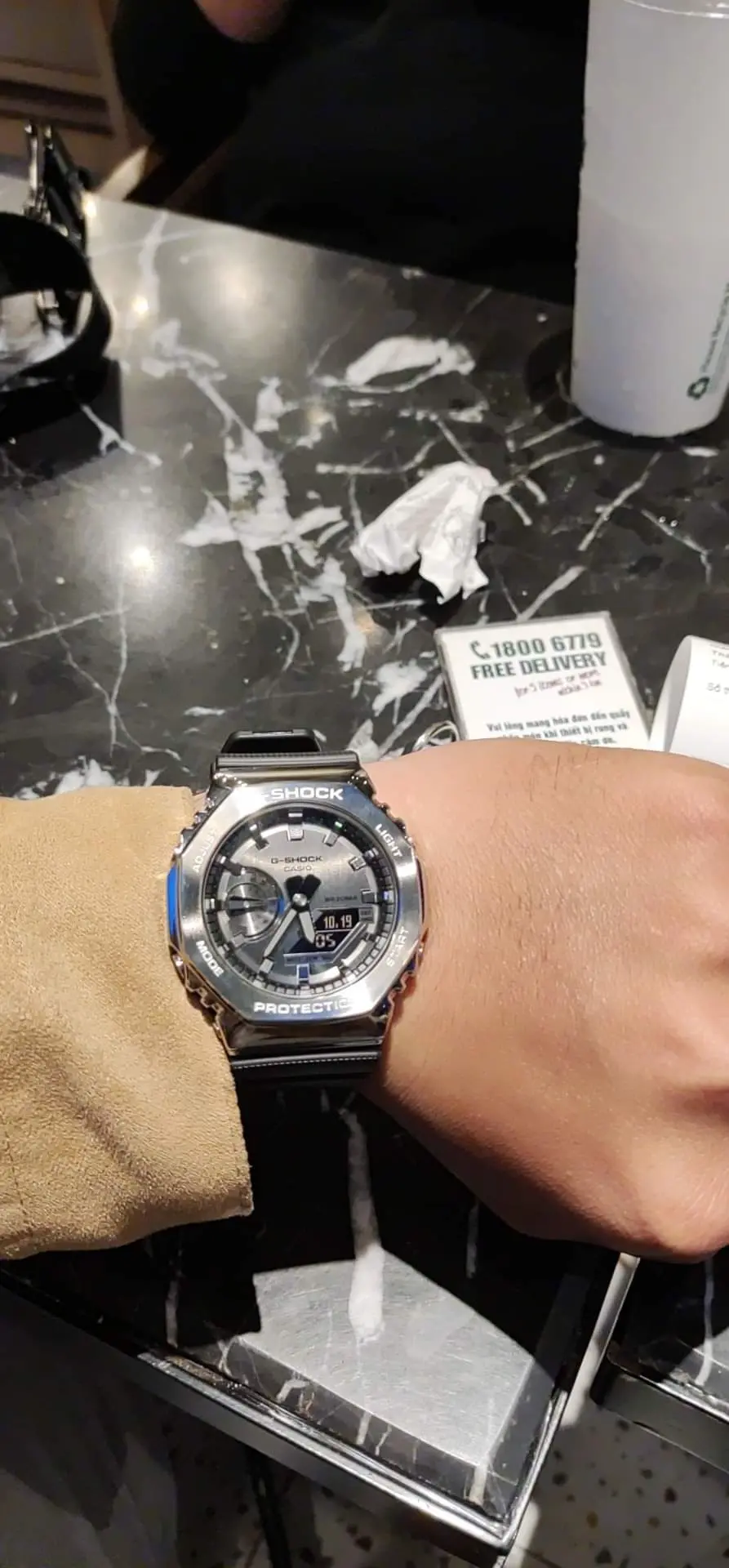 Khách hàng review Đồng hồ G-SHOCK 2100 45.4 mm Nam GM-2100-1ADR 10