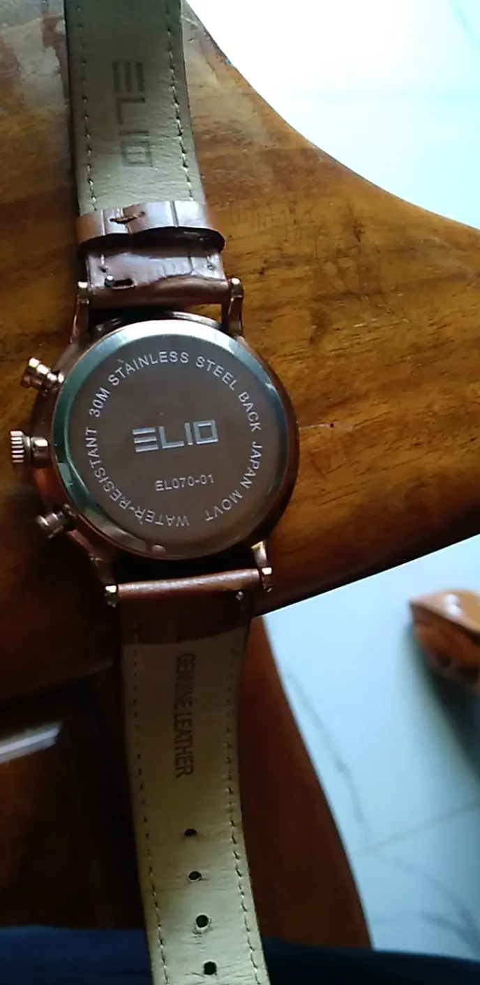 Khách hàng review Đồng hồ ELIO 40 mm Nam EL070-01 4