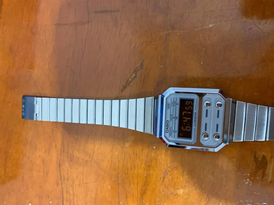 Khách hàng review Đồng hồ CASIO 32 mm Unisex A100WE-7BDF 4