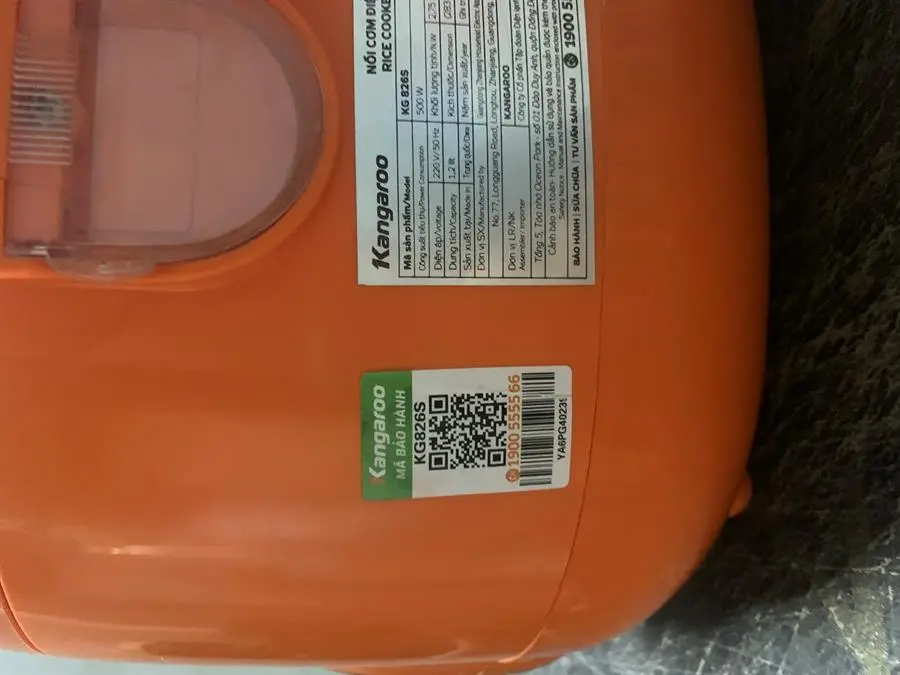 Khách hàng review Nồi cơm nắp gài Kangaroo 1.2 lít KG826S 12