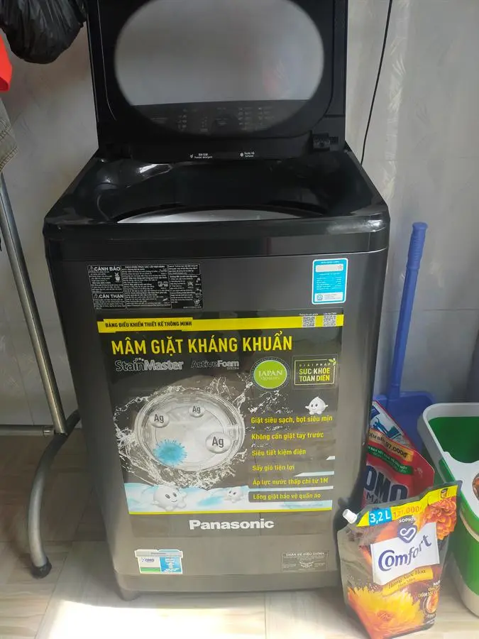 Khách hàng review Máy giặt Panasonic 8.5 Kg NA-F85A9BRV 180