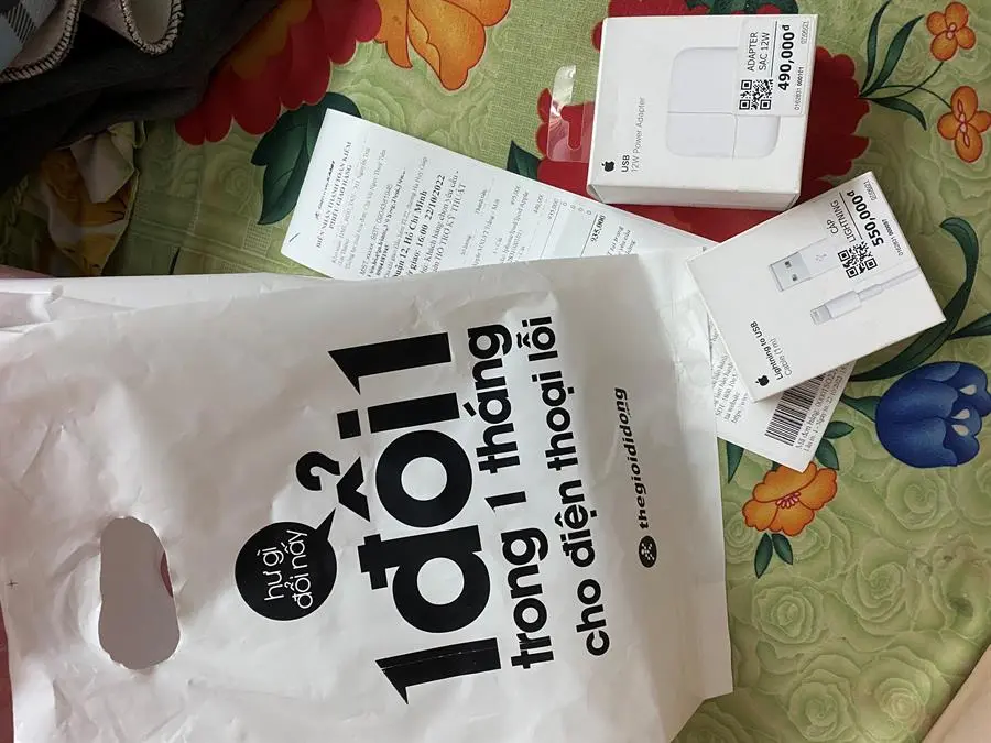 Khách hàng review Cáp sạc và truyền dữ liệu USB-A - Lightning 10W 1m Apple MXLY2 7
