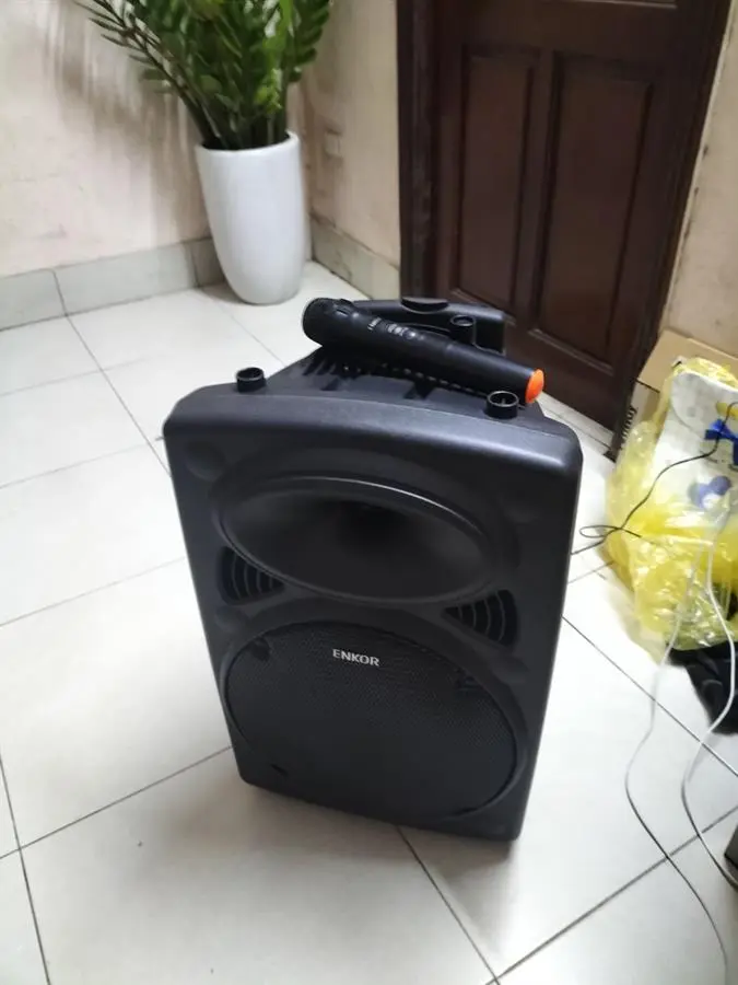 Khách hàng review Loa kéo Bluetooth Karaoke Enkor L1218K Đen 16W 5