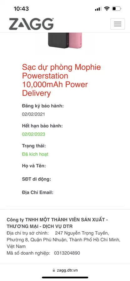 Khách hàng review Pin sạc dự phòng Polymer 10.000 mAh Type C PD Mophie Powerstation XL 1
