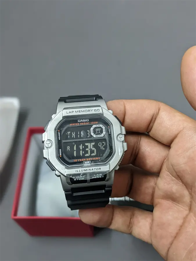 Khách hàng review Đồng hồ Casio Timeless 44.5 mm Nam WS-1400H-1BVDF 7