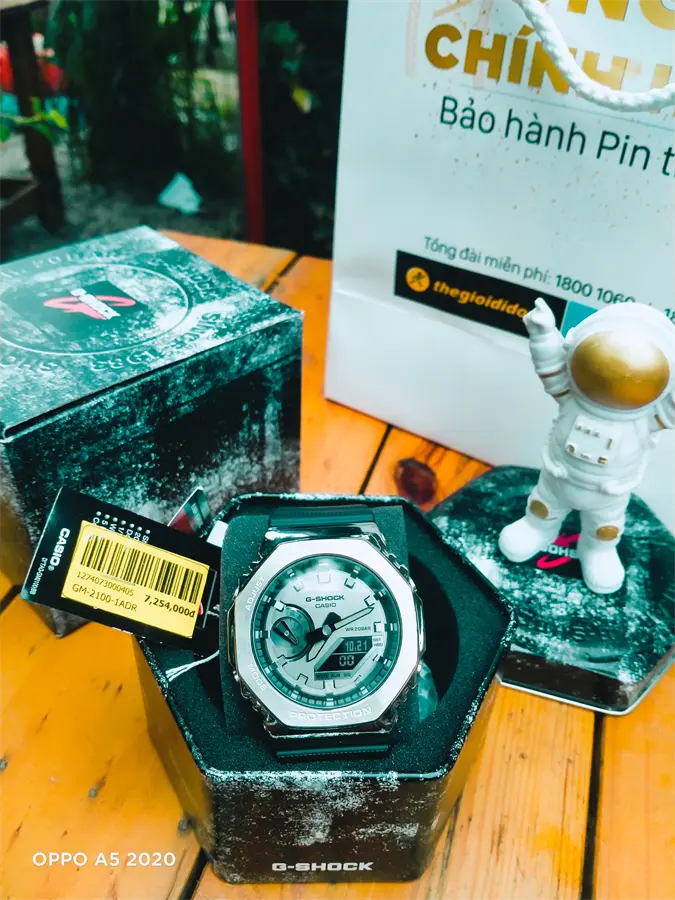Khách hàng review Đồng hồ G-SHOCK 2100 45.4 mm Nam GM-2100-1ADR 9