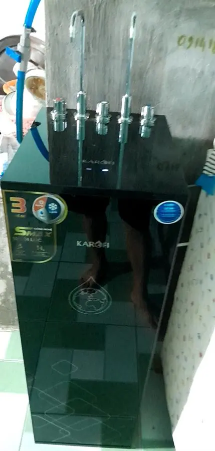 Khách hàng review Máy lọc nước RO nóng nguội lạnh Hydrogen Karofi KAD-X39 10 lõi 136