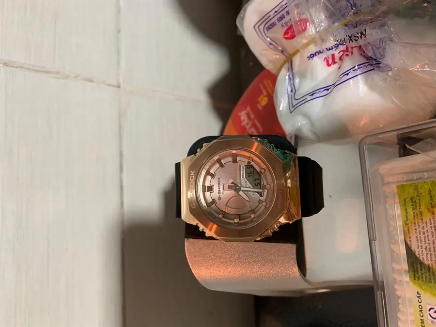 Khách hàng review Đồng hồ G-SHOCK 2100 40.4 mm Nữ GM-S2100PG-1A4DR 3