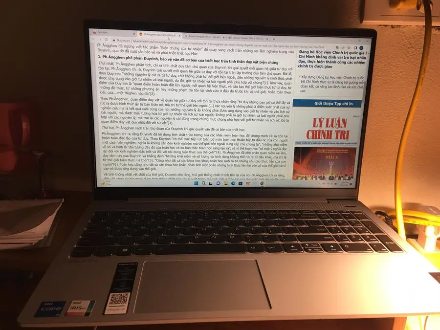 Khách hàng review Laptop Lenovo Ideapad 5 15ITL05 i5 1135G7/8GB/512GB/Win11 (82FG01H7VN) 4