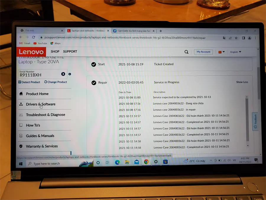 Khách hàng review Laptop Lenovo ThinkBook 14s G2 ITL i7 1165G7/8GB/512GB/Win10 (20VA000MVN) 1