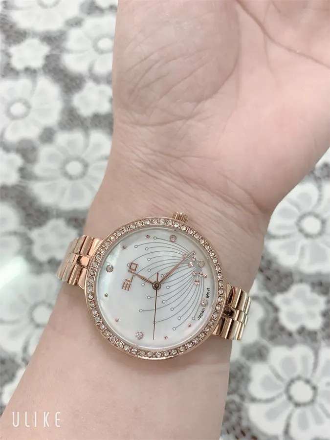 Khách hàng review Đồng hồ ELIO Flower 32 mm Nữ ES119-03 2