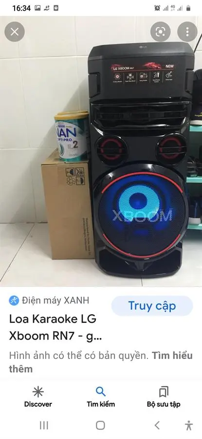 Khách hàng review Loa điện karaoke LG Xboom RN7 500W 2