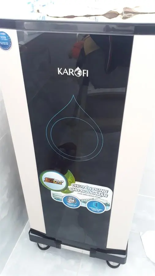 Khách hàng review Máy lọc nước RO nước mặn, nước lợ Karofi KBW-100 10 lõi 4