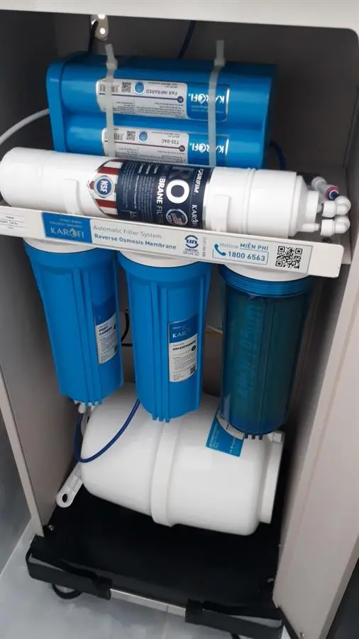 hách hàng review Máy lọc nước RO nước mặn, nước lợ Karofi KBW-100 10 lõi 6
