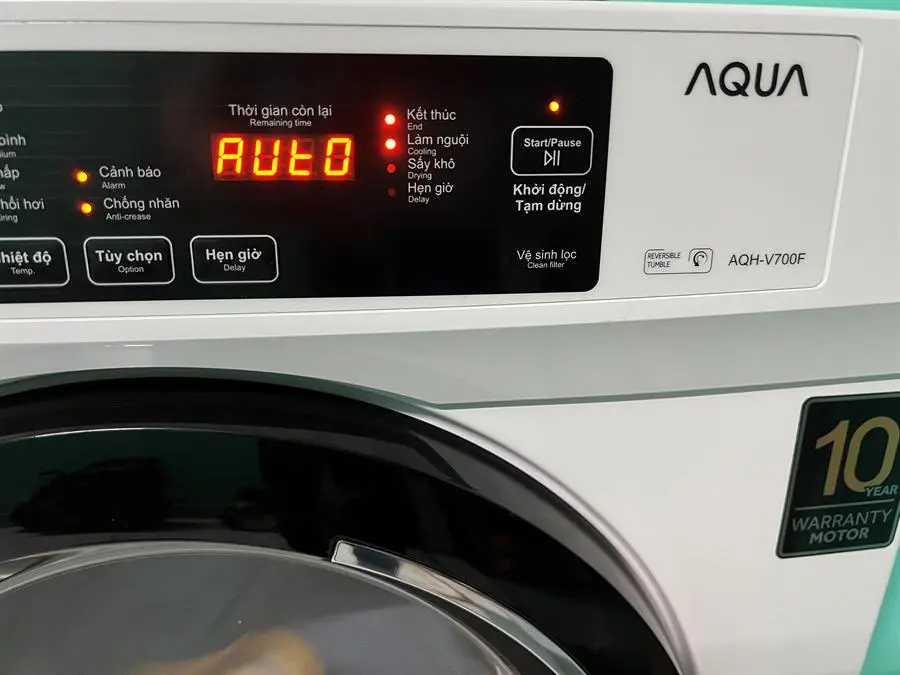 Khách hàng review Máy sấy thông hơi Aqua 7 kg AQH-V700FW 5