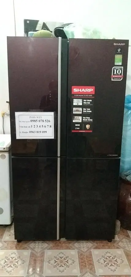 Khách hàng review Tủ lạnh Sharp Inverter 525 lít SJ-FXP600VG-MR 1