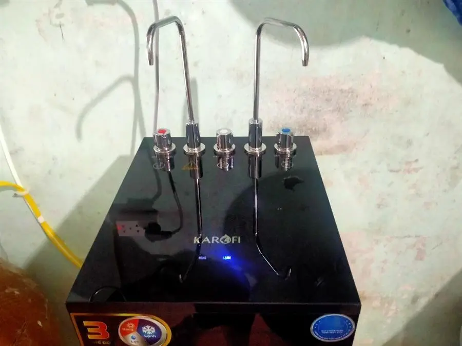 Khách hàng review Máy lọc nước RO nóng nguội lạnh Hydrogen Karofi KAD-X39 10 lõi 159