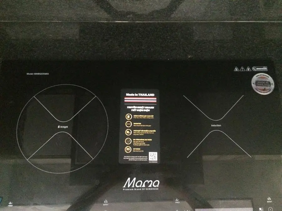 Khách hàng review Bếp từ hồng ngoại lắp âm Sunhouse Mama MMB9200MIX 3