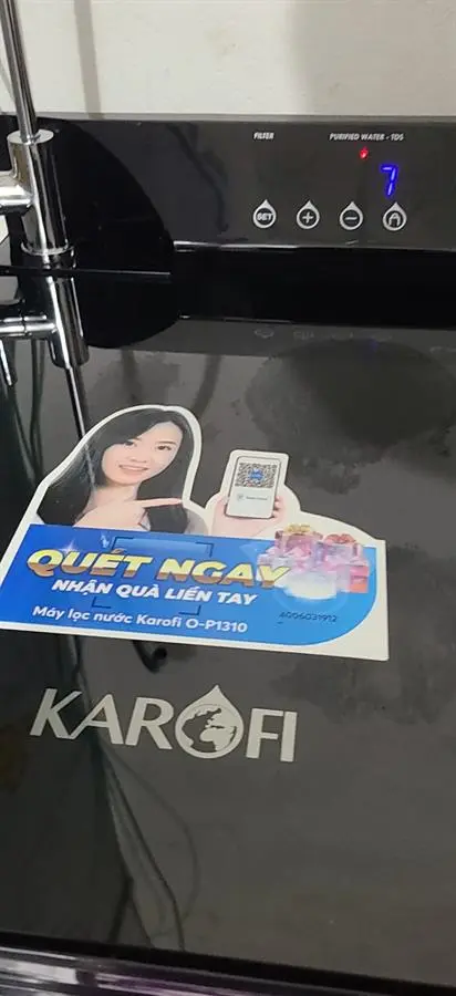 Khách hàng review Máy lọc nước RO Karofi Optimus Plus O-P1310 10 lõi 7