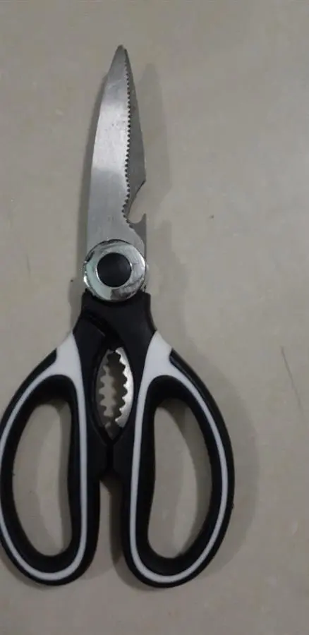 Khách hàng review Kéo nhà bếp đa năng thép không gỉ 2Cr13 Delites LD-9138B 5