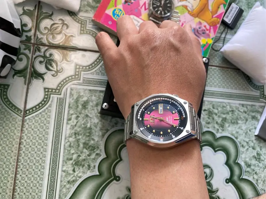 Khách hàng review Đồng hồ ORIENT SK 42 mm Nam RA-AA0B02R19B 6