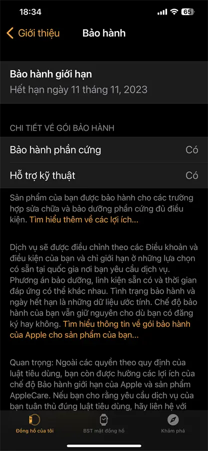 Khách hàng review Đồng hồ thông minh Apple Watch SE 2022 GPS 44mm viền nhôm dây thể thao 13