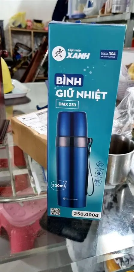 Khách hàng review Bình giữ nhiệt inox 520 ml DMX Z53 3