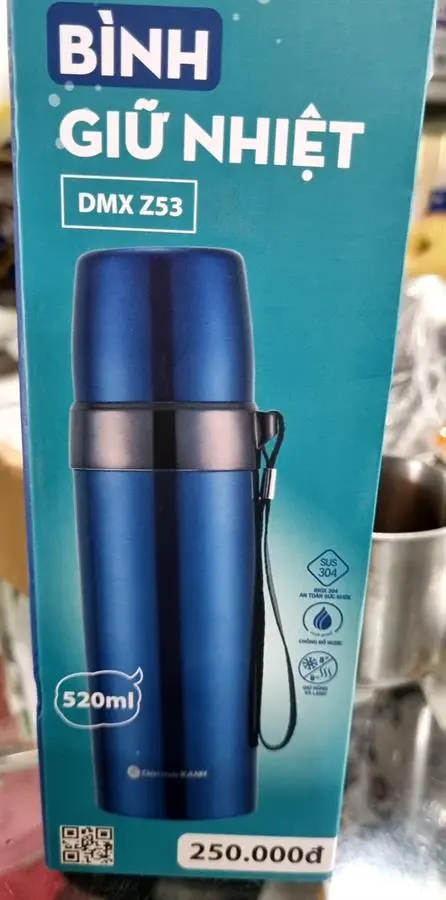 Khách hàng review Bình giữ nhiệt inox 520 ml DMX Z53 4