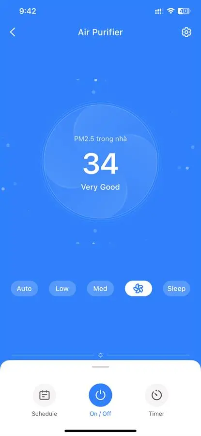 Khách hàng review Máy lọc không khí Levoit Core 300s 15W 8