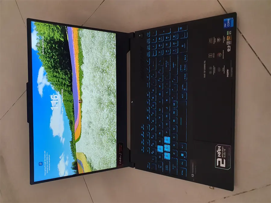 Khách hàng review Laptop Asus TUF Gaming F15 FX507ZC i7 12700H/8GB/512GB/4GB RTX3050/144Hz/Win11 (HN124W) 8