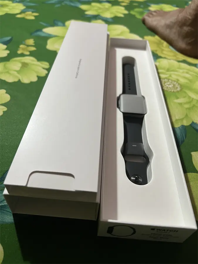 Khách hàng review Đồng hồ thông minh Apple Watch S3 GPS 38mm viền nhôm dây silicone 5