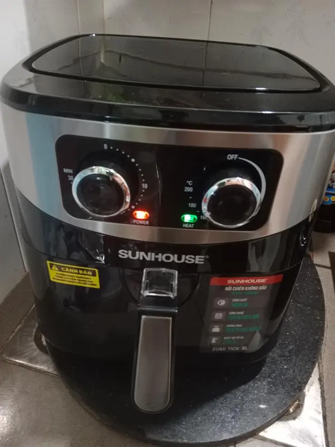 Khách hàng review Nồi chiên không dầu Sunhouse 6 lít SHD4062 11